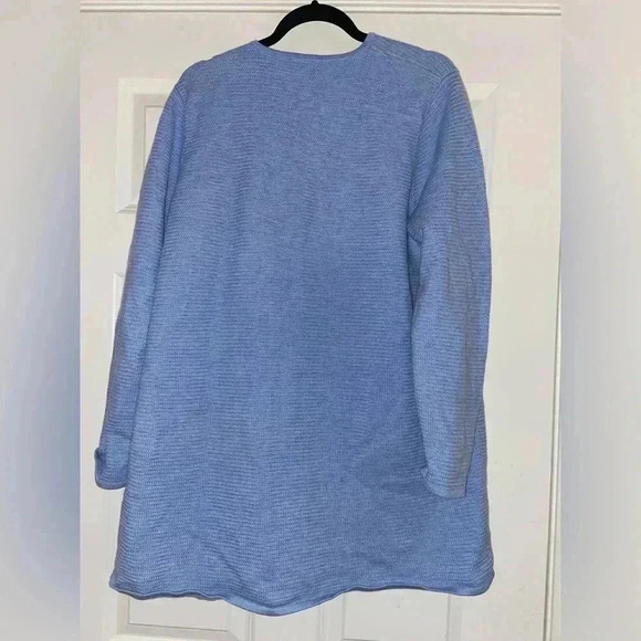 Talbots Women’s Petite XL Blue Cardigan - Picture 4 of 6